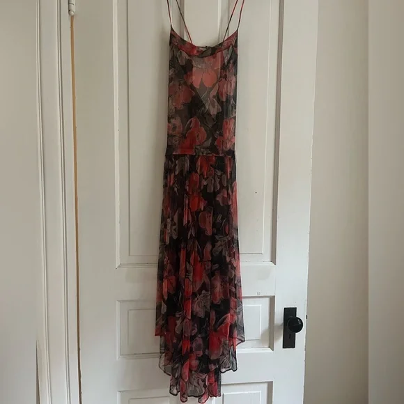 NWT Free People Floral Midi Slip Dress - Picture 4 of 8